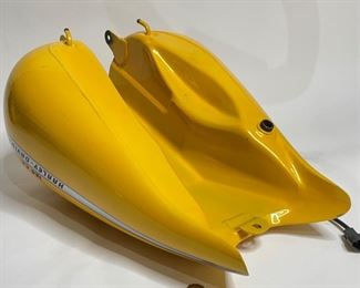 Harley Davidson 124 CI Gas Tank Yellow	12x16.5x22in	HxWxD
