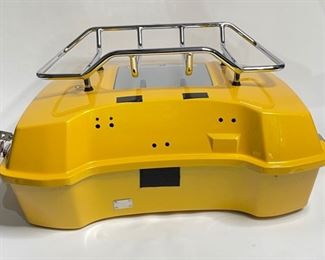 Harley Davidson Tour Pack Luggage Rack Custom Yellow	13.75x25x20in	HxWxD
