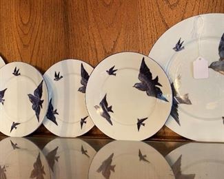 “Blue Bird” Plates from Austria,
