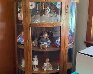 Bow Front Cabinet, Dolls