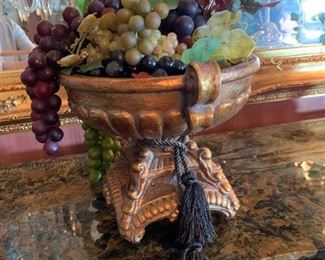 Beautiful Artificial Fruit Arrangement in Decorative Urn