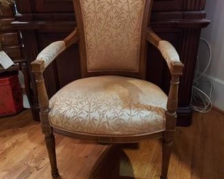 Charming Reupholstered 19th Century French Armchair