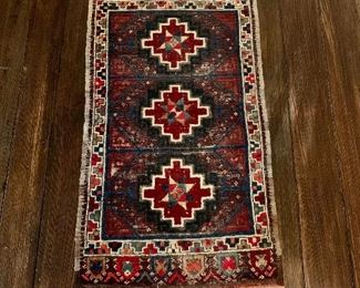 Hand woven scatter rug