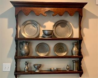 Joseph Konrad English hanging plate rack