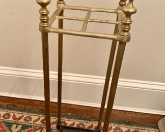Brass umbrella stand