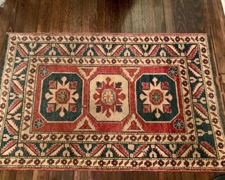 Hand woven rug