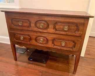 Two drawer commode