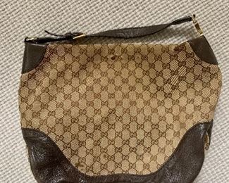 Gucci hobo.  Note condition.
