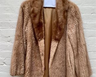Vintage "Mademoiselle" fur jacket