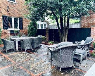 Summer Classics "Regent" Lounge Chairs and ottoman (Right)