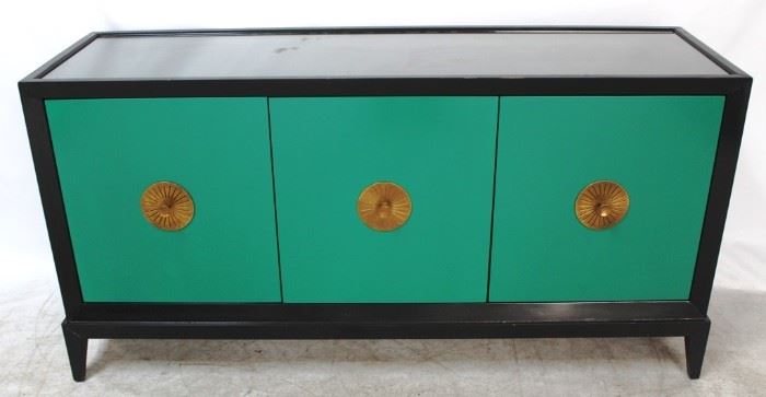 1 - Jonathan Charles 3 door console 32 1/2 x 64 x 19