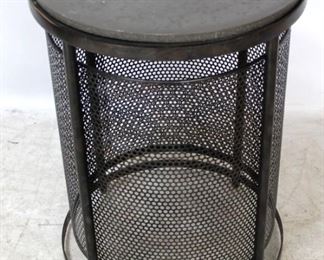 49 - Jonathan Charles round side table 27 x 22