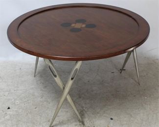 86 - Jonathan Charles round coffee table 20 x 36