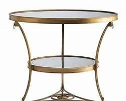 105l - Lillian August Weston round table 30 tall x 36 diameter