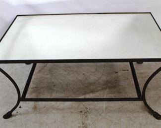 104 - Chelsea House Kendal mirror top coffee table 19 1/2 x 44 x 22