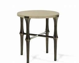 203l - Alden Parkes Rodann End Table 26 x 23