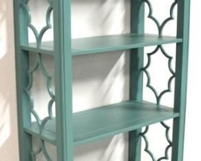 198l - Alden Parkes Laurel etagere 76 x 30 x 14