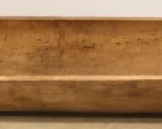 248l - Carved wood dough bowl 35 x 19 1/2