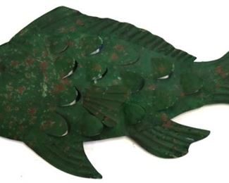 287l - Metal Fish Decoration 42 Long