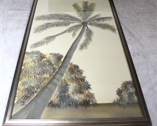 322 - Large framed print from Jonathan Charles showroom 69 1/2 x 39 1/2
