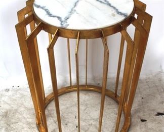 333 - Jonathan Charles marble top stand 18 1/2 x 12 1/2