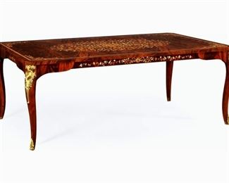 494 - Jonathan Charles Monte Carlo dining table 30 x 94 1/2 x 45 3/4