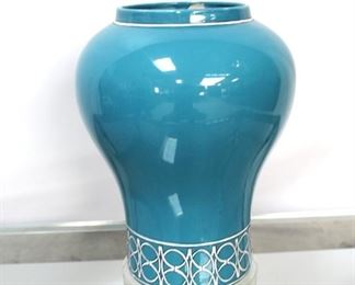 519 - Chelsea House pottery vase 15" tall