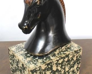 569 - Chelsea House horse sculpture 12" tall