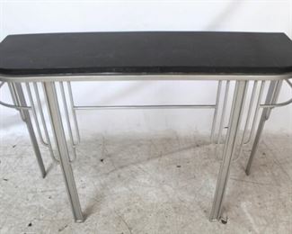571 - Jonathan Charles marble top console 32 1/2 x 48 x 14