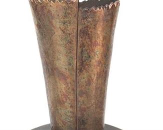 812 - Chelsea House metal vase 18" tall