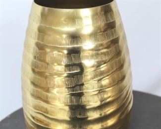 884 - Chelsea House brass vase 10" tall