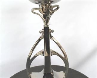 916 - Chelsea House metal candle stand 17 1/2" tall