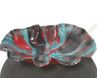 983 - Chelsea House art pottery bowl 6 x 20 x 15