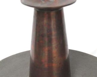 1023 - Chelsea House pottery candle stand 10 1/4" tall