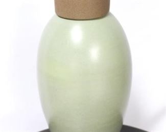 1043 - Chelsea House pottery ginger jar 17" tall