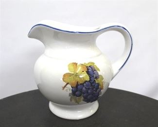 1087 - Chelsea House ceramic pitcher 6 3/4" tall 6 3/4" tall
