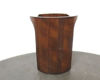 1092 - Chelsea House wood vase 5" tall