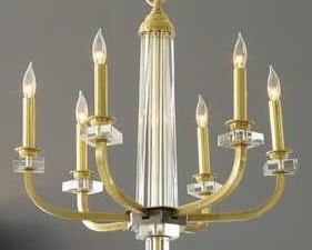 4000l - Modern History Warhol 7 lite lucite chandelier