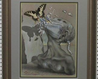 9013x - Soul Allegory Giclee by Salvador Dali 24 1/2 x 29