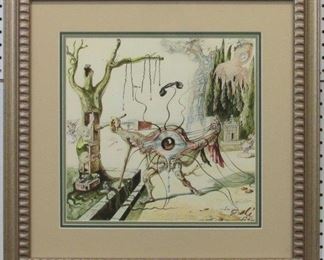 9014 - The Painters Eye Giclee by Salvador Dali 23 1/2 x 24