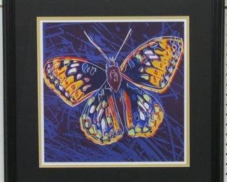9023 - Butterfly Giclee by Andy Warhol 22 x 22