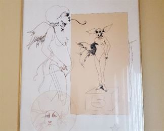 Ramon Santiago, Untitled - Number 5 (38), Lithograph, signed with signature and Patrons Print I