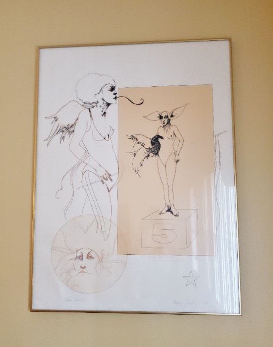 Ramon Santiago, Untitled - Number 5 (38), Lithograph, signed with signature and Patrons Print I