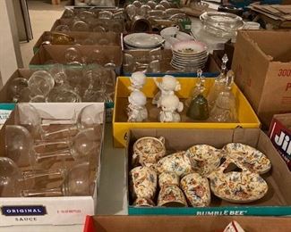 Box Lots of Glassware & China