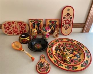 Russian Wood Art Pieces 