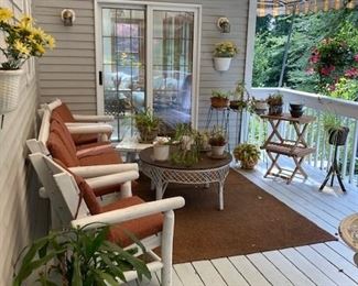 Lovely Outdoor Furniture & Plants