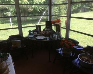 Vintage Table & 4 Chairs. Assorted Vintage Items 