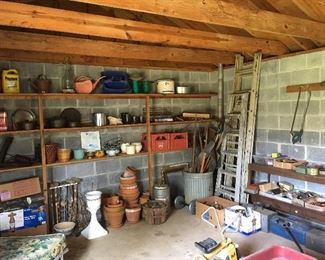 Assorted Garden Items & Tools