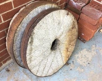 Pair of Antique Grist Mill Stones ( I was told they are from King George County?) 