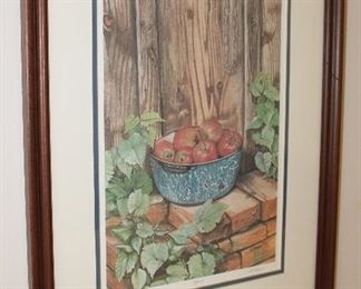 Signed and Numbered LeTeague “Apples”